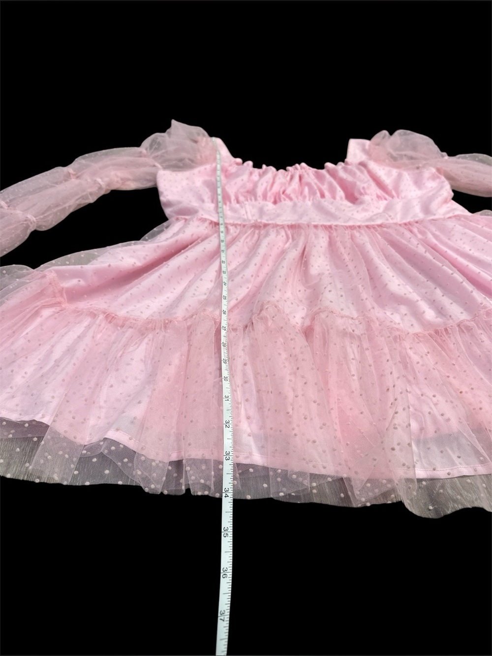 Sugar Thrillz Plus Size Pink Show Pony Mini Dress - Size 1X - Picture 7 of 8